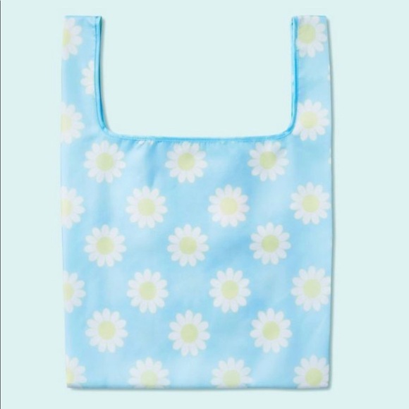Stoney Clover Lane x Target Reusable Bag - Blue White Yellow Daisies - NWT - Picture 6 of 6